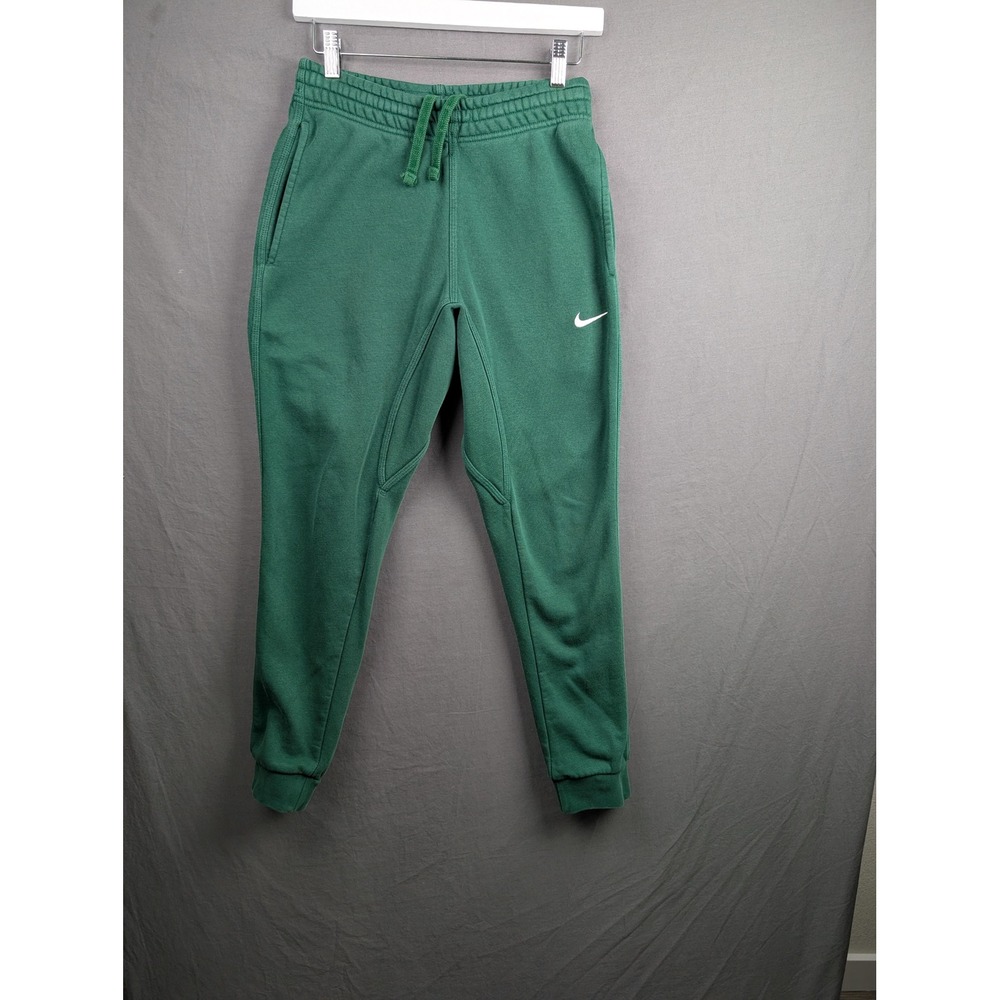 Nike Mens Club Fleece Jogger Sweatpants Green Size Small
